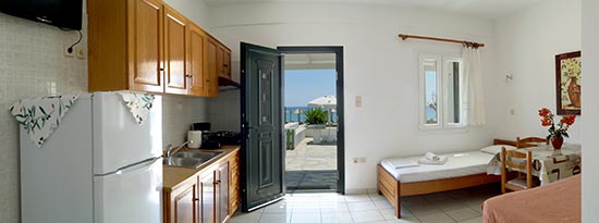 Διαμέρισμα με πλήρως εξοπλισμένη κουζίνα στη Σίφνο