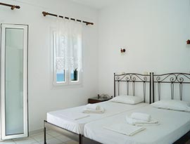 Το κυρίως υπνοδωμάτιο της μεζονέτας